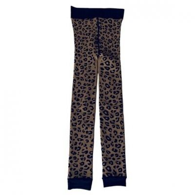 Time & Tru leopard print thick leggings size L/XL (runs small)